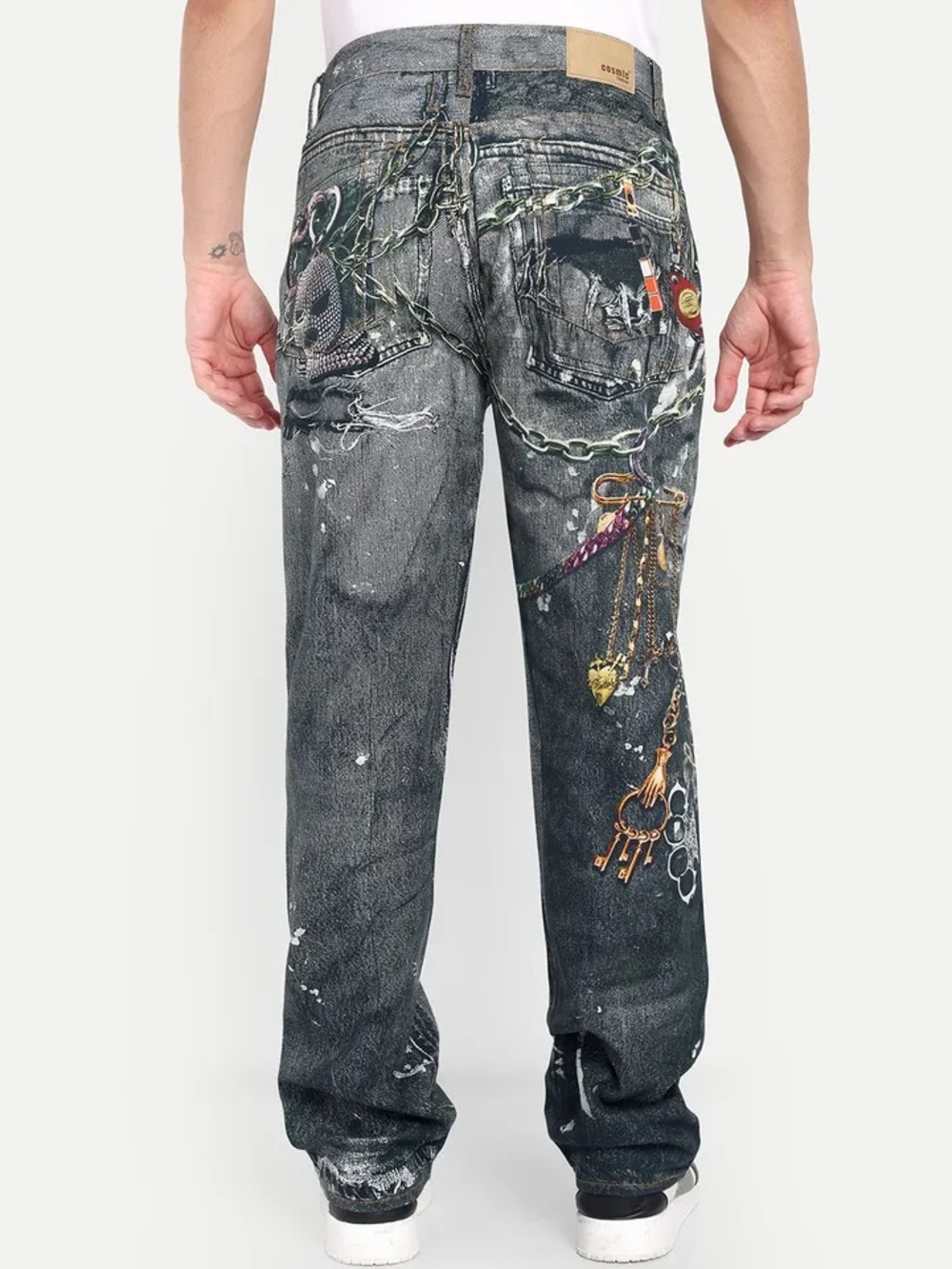 DECIBEL PRINTED DENIM - Picture 2 of 4